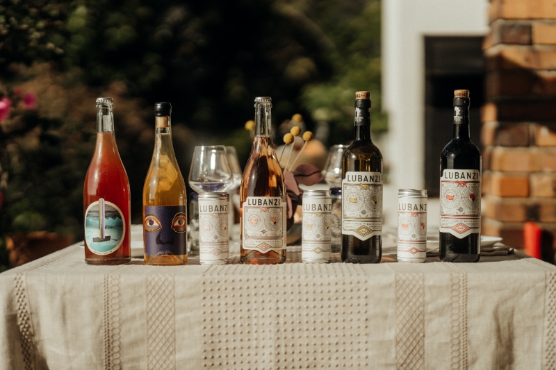 Proud products of Lubanzi Wines.